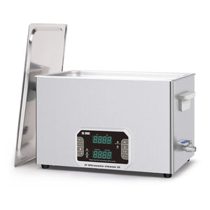 DK SONIC Professional Ultrasonic Cleaner 30L, 600W Heavy-Duty Sonic Cleaner with Timer,Heater&Touch Control, Multi-Application for Motorcycle Engines, Carburetors, Chains (Include Basket)