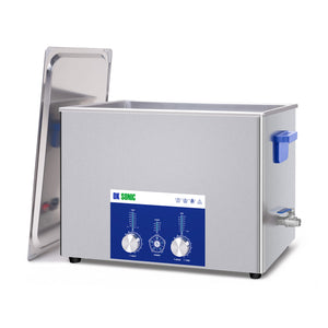 DK SONIC Ultrasonic Cleaner 37L 720W, Ultrasonic Carburetors Cleaner with Power Adjustable Encoded Control and Five Modes for Parts,Circuit Board,Engines Cleaning