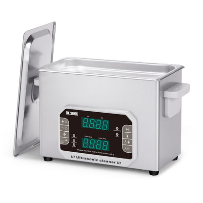 DK SONIC Ultraschallreiniger 4L,120W Ultraschallreinigungsgerät mit Timer, Heizung und Touch-Steuerung, vielseitig einsetzbar für Brillen, Ketten, Uhren (inkl. Korb)