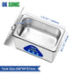 DK SONIC 900ml Ultraschallreiniger, Sonic Schmuck- und Brillenreiniger