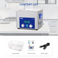 DK SONIC Ultraschallreiniger 15L 360W, Ultraschallvergaserreiniger mit intelligentem mechanischem Timer, Heizung und einstellbarer Leistungsfunktion für Vergaser, Motorradmotoren, Ketten
