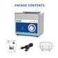 DK SONIC Ultraschallreiniger, 1.5L 60W Professioneller Ultraschall Brillenreiniger mit Mechanischer Steuerung, Ultraschallreinigungsgerät für Ketten, Schmuck, Münzen Reinigung (Inklusive Körbe)