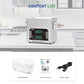 DK SONIC Professional Ultrasonic Cleaner 3L,120W Precision Ultrasonic Jewelry Cleaner with Timer,Heater&Touch Control, Multi-Application for Glasses,Chains,Watches (Include Basket)