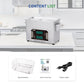 DK SONIC Ultraschallreiniger 4L,120W Ultraschallreinigungsgerät mit Timer, Heizung und Touch-Steuerung, vielseitig einsetzbar für Brillen, Ketten, Uhren (inkl. Korb)