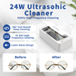 DK SONIC 450ml Ultraschallreiniger, Ultraschall Schmuck- und Brillenreiniger