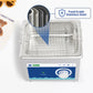 DK SONIC Ultraschallreiniger, 1.5L 60W Professioneller Ultraschall Brillenreiniger mit Mechanischer Steuerung, Ultraschallreinigungsgerät für Ketten, Schmuck, Münzen Reinigung (Inklusive Körbe)