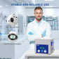 DK SONIC Ultraschallreiniger 10L,240W Kommerzieller Ultraschallreinigungsgerät mit Intelligente mechanische Zeitschaltuhr, Heizung & Korb, Mehrere Funktionen für Vergaser, Motorradmotoren, Ketten